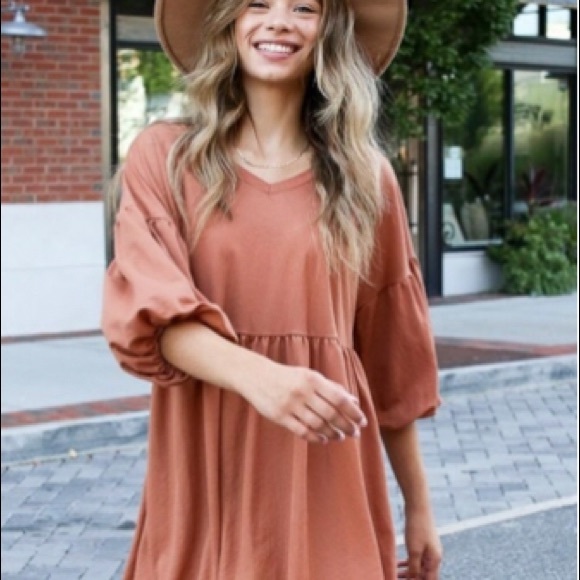 flowy babydoll dress